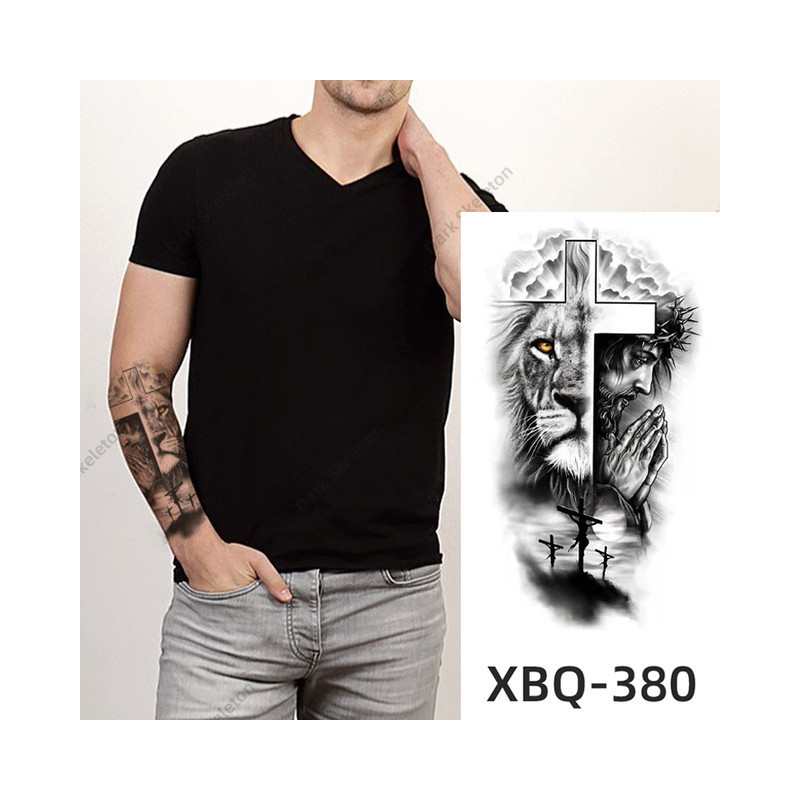 Tatouage temporaire pour homme Lion