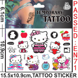 Tatouages ​​temporaires pour enfantsHello Kitty Tattoo