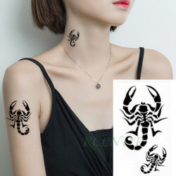 Tatouage temporaire de scorpion noir | tatouage-ephemere.shop